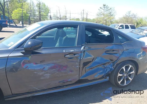 2025 Honda Civic Hybrid Sport/Sport Touring из США, поврежденный, VIN 2HGFE4F81SH303403